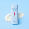 protector solar Tocobo ligero con acabado hidratante sin residuo blanco