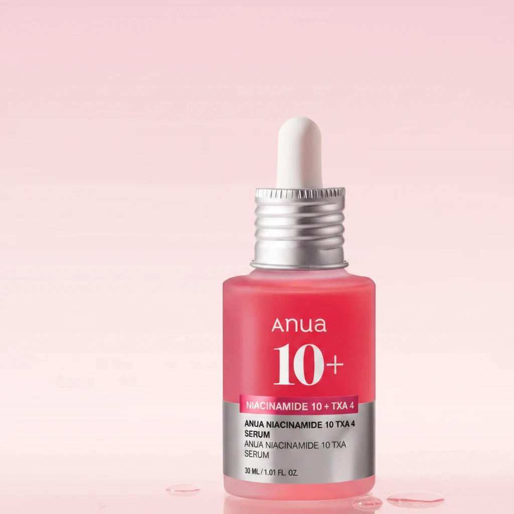Serum Anua Niacinamide 10 TXA 4 textura ligera rosada