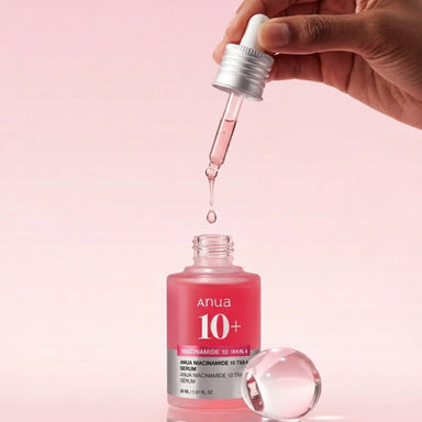Serum Anua Niacinamide 10 TXA 4 textura ligera rosada