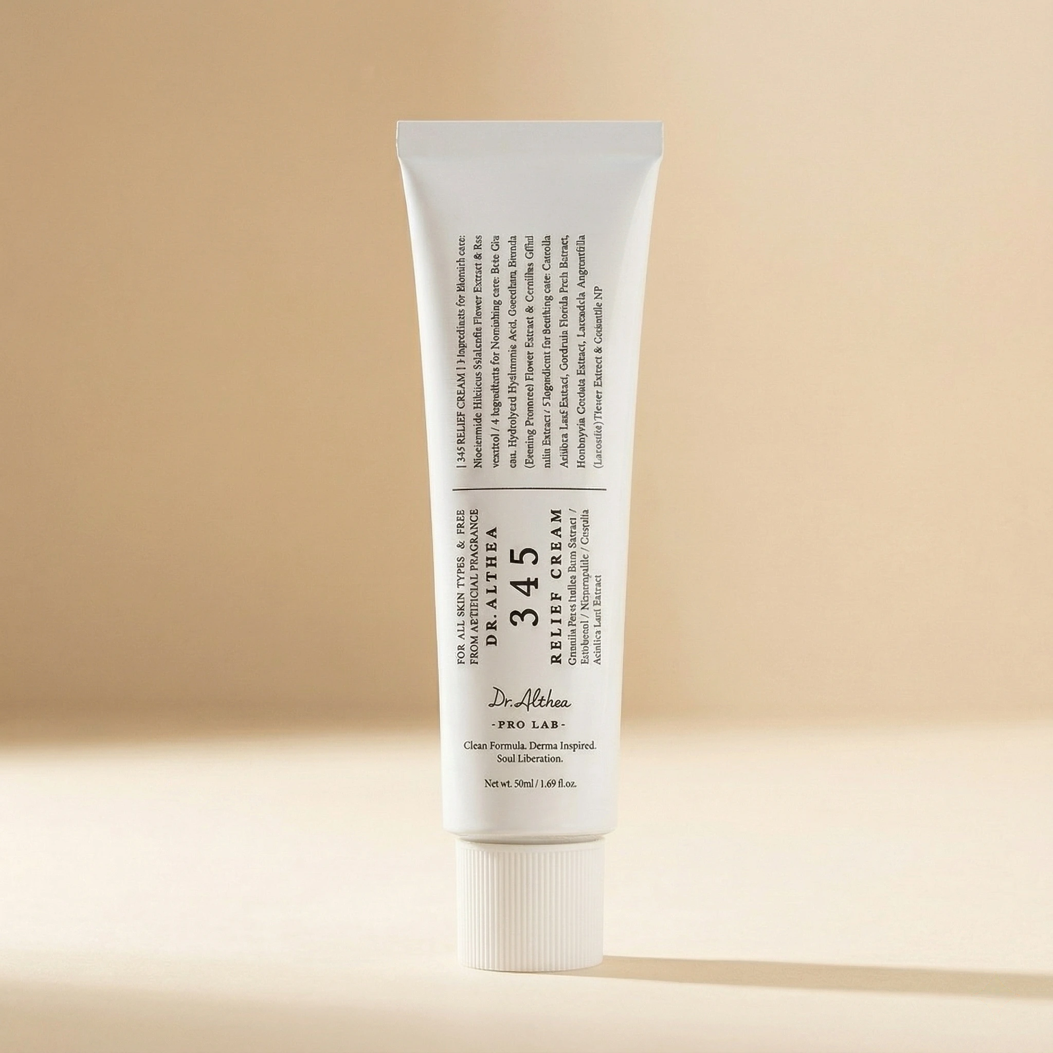 345 Relief Cream textura gel-crema calmante para piel con acné y sensibilidad