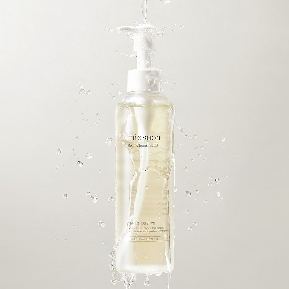 Aceite limpiador Mixsoon Bean Cleansing Oil textura ligera sobre piel