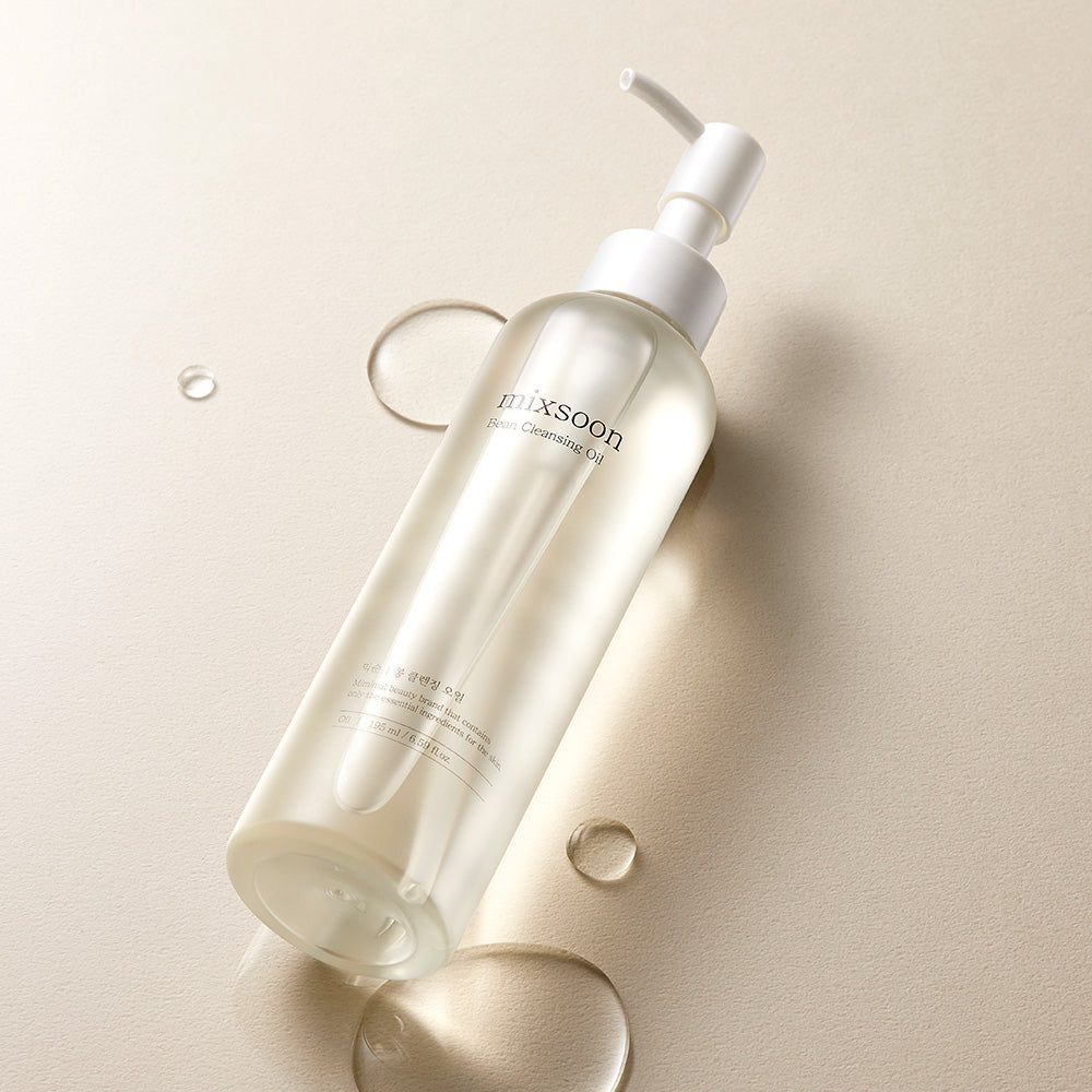 Aceite limpiador Mixsoon Bean Cleansing Oil textura ligera sobre piel