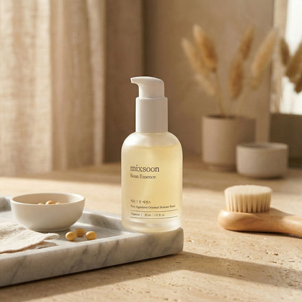 Mixsoon Bean Essence 30ml esencia coreana exfoliante suave glass skin
