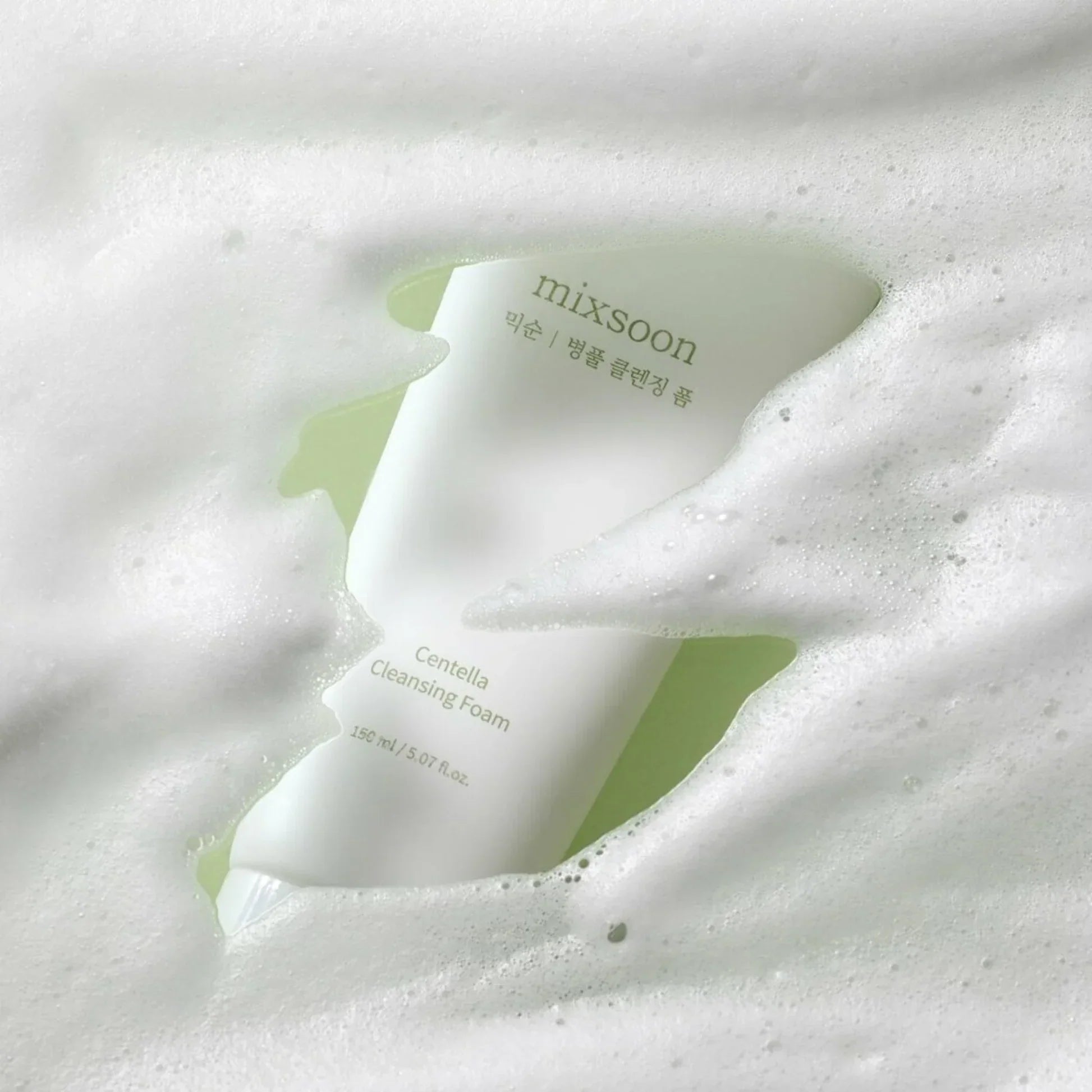 Espuma limpiadora Mixsoon Centella Cleansing Foam textura suave