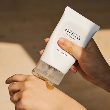 crema calmante con centella textura gel para piel sensible